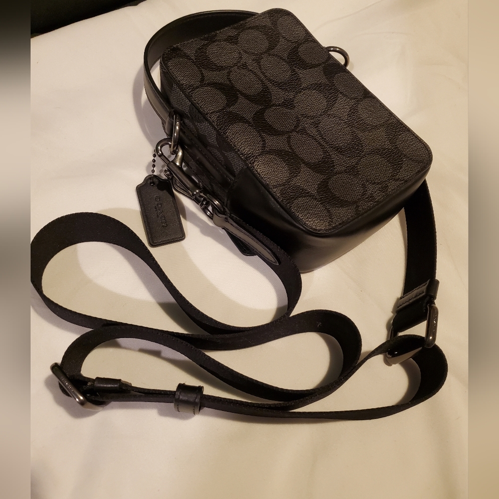 Coach Top Handle Crossbody in Signature Canvas